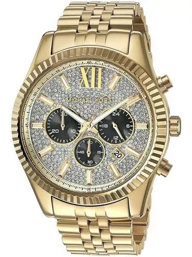 Reloj Michael Kors Lexington Mk Dorado Para Caballero Meses Sin