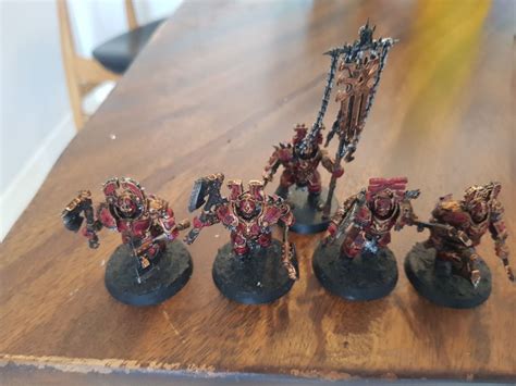 Warhammer 40K Kill Team Khorne Berserkers Chaos Space Marine Blood