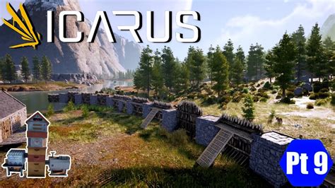 Fortifying Walls And Beehives In Icarus Olympus Hard Mode Pt9 YouTube