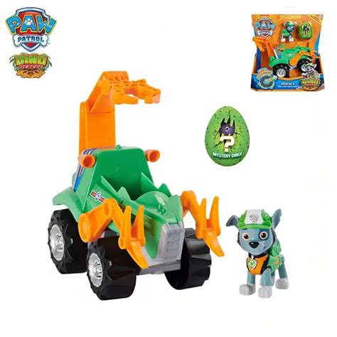 Paw Patrol Paw Patrol Dino Rescue Rocky S Deluxe Rev Up Vehicle With