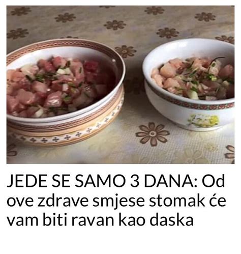 JEDE SE SAMO 3 DANA Od ove zdrave smjese stomak će vam biti ravan kao