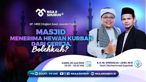 MASJID MENERIMA HEWAN KURBAN DARI GEREJA BOLEHKAH Kajian Soal Jawab