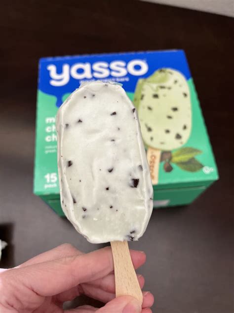 Yasso Mint Chocolate Chip Frozen Greek Yogurt Bars At Costco Review