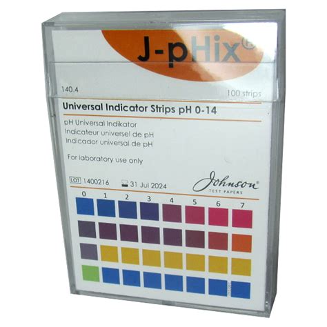 Universal Indicator Strips Ph Box Of