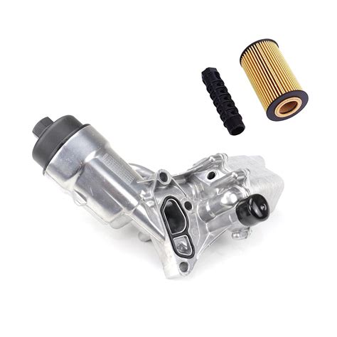 Engine Oil Cooler Filter Housing Assembly Compatible with Buick Encore