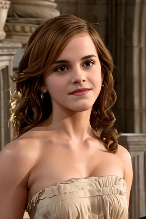 Dopamine Girl Emma Watson As Hermione Granger Naked With Her Tits Out