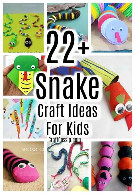 22 Snake Crafts For Kids To Make