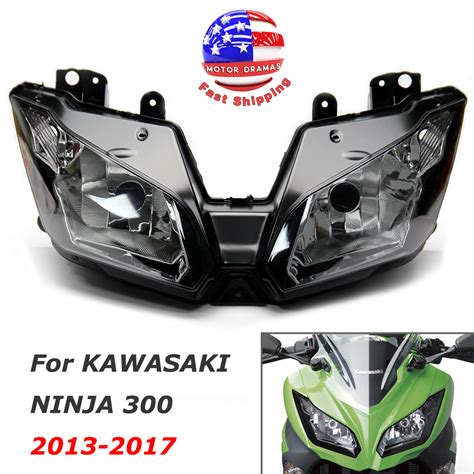 Front Headlight Assembly For Kawasaki Ninja 300 Ex300 2013 2014 2015