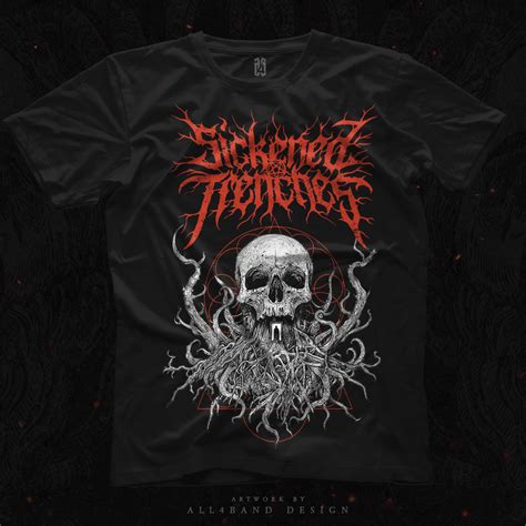 Thrash Metal Shirt Design All4band Design