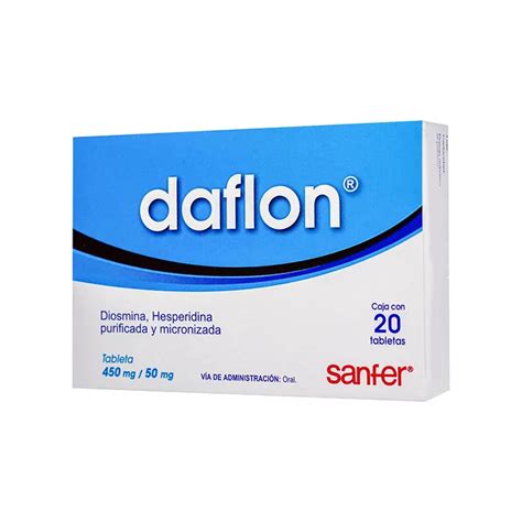 DAFLON 500MG TAB C20 FarmaSmart