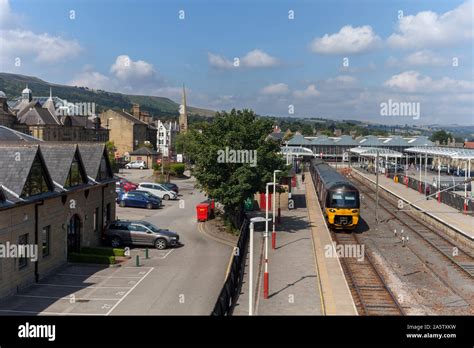 Arriva Northern Rail Class Electric Train At Ilkley Railway Station