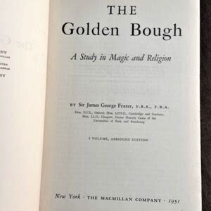 Vintage The Golden Bough By Sir James George Frazer Etsy