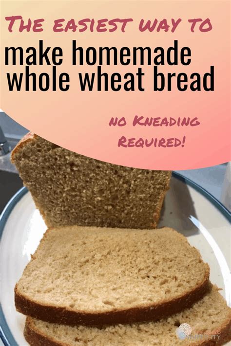 Easy Whole Wheat Bread Recipe