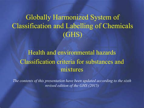 Health and environmental hazards