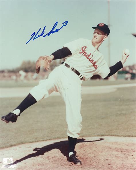 AUTOGRAPHED HERB SCORE 8X10 Cleveland Indians Photo - Main Line Autographs