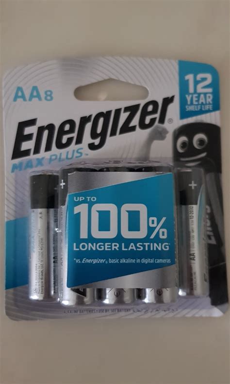 Aa8 Energizer Max Plus Battery Mobile Phones And Gadgets Mobile