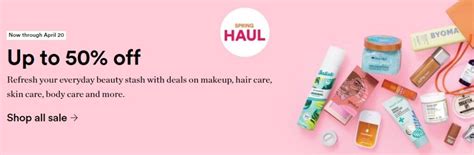 Ulta Spring Haul Event Up To Off Stackable Promo Code