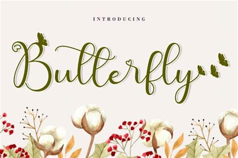 Cute Butterfly Font Fontspace Io