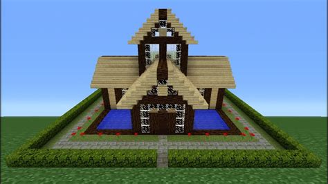 Minecraft Tutorial: How To Make A Wooden House - 8 - YouTube