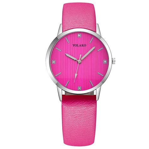 YOLAKO YK38 Women Quartz Watch Fuchsia