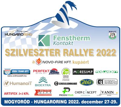 Hauser Results Fenstherm Kontakt Szilveszter Rallye 2022