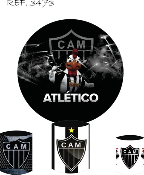 Kit Painel Redondo Atl Tico Capas Cilindros Elo