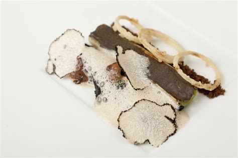 Grilled Leek Recipe With Aubergine Mushroom Great British Chefs