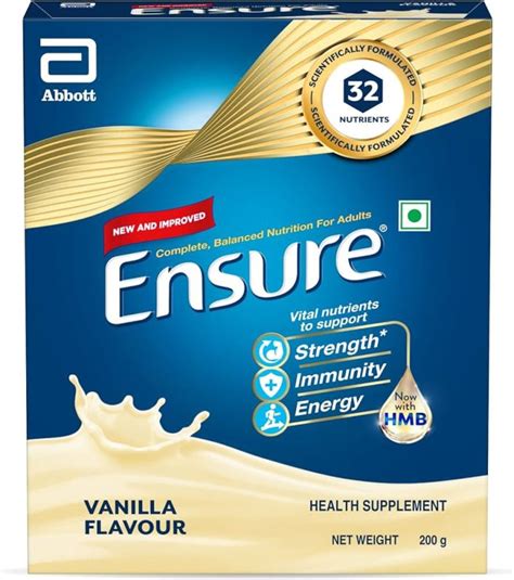 Ensure Protein Powder For Health Supplement Feature Completely Safe Highly Nutritious Low