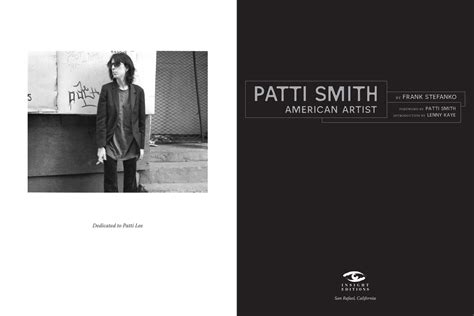 Patti Smith Book By Frank Stefanko Patti Smith Lenny Kaye Chris