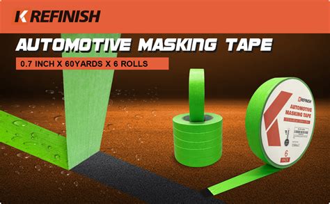 Krefinish Painters Tape For Car Paint Green No Residue Automotive