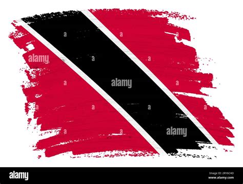 Trinidad And Tobago Flag Background Paint Splash Stock Photo Alamy