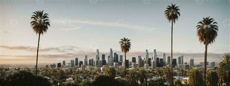 Los Angeles Skyline Stock Photos, Images and Backgrounds for Free Download