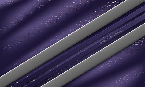 Fundo De Luxo Roxo Decora O De Linha Prateada E Efeito De Luz