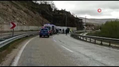 Bursa dan Muş a giden otobüs Sivas ta kaza yaptı 10 yaralı Güncel