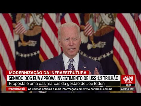 EUA Senado aprova pacote de infraestrutura de US 1 2 tri texto vai à