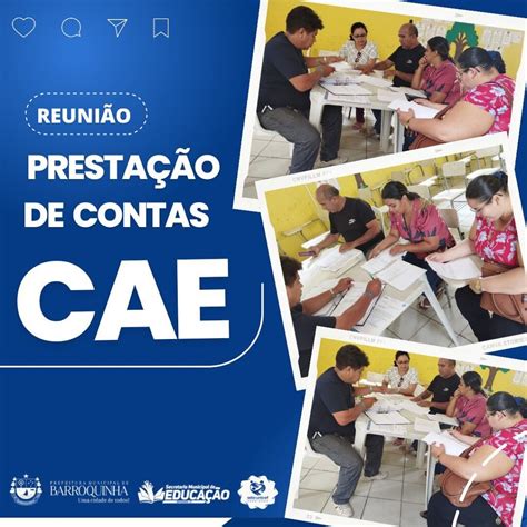 Prestação De Contas Do Conselho De Alimentação Escolar Cae