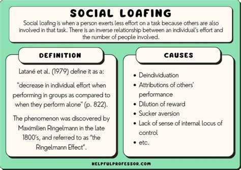 Social Loafing Examples