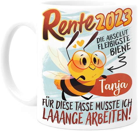 Tassenliebling Ruhestand Geschenk Tasse Personalisiert