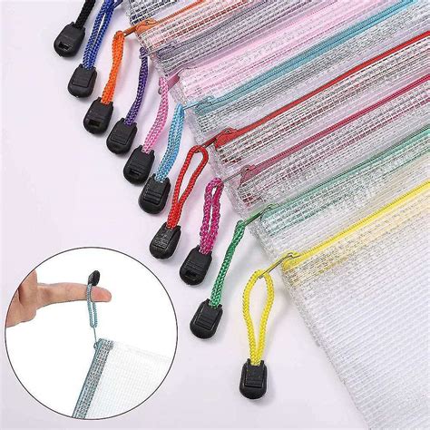 Buy Transparent Exam Pencil Pouch Clear Pvc And Mesh Zipper For Students