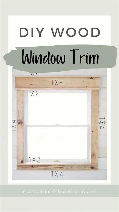 DIY Window Trim | Diy window trim, Interior window trim, Diy window frame