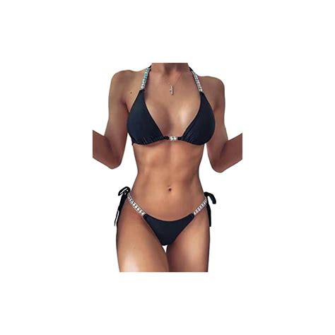 ORANDESIGNE Costume Da Bagno Donna Sexy Triangolo Bikini Due Pezzi