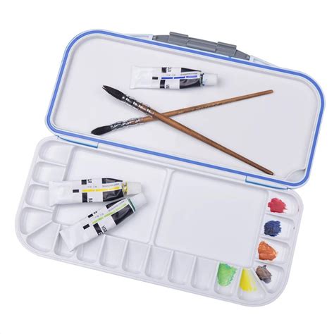 18-Well Premium Watercolor Paint Palette, Travel P... – Grandado