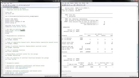 Survival Analysis In Stata Youtube