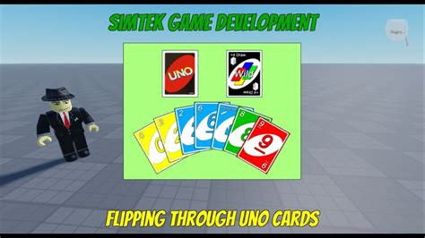 Make A Deck Of Uno Cards And Flip Through Them In Roblox Youtube