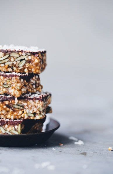 Nut Quinoa Chocolate Bars Healthy Sweets Vegan Desserts Snacks