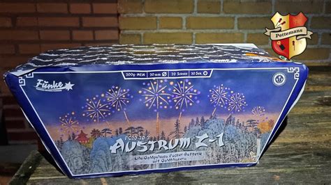 Austrum Z Funke Fireworks Waaier Fc Sh Vuurwerk Youtube