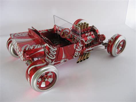 Sandy S Cancars Hot Rod Recycle Cans Aluminum Can Crafts Soda Can Crafts