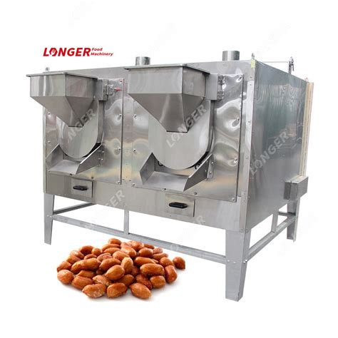 Automatic Electric Gas Type Peanut Roaster Machine China Peanut