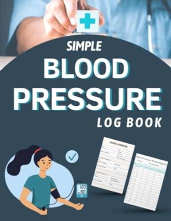 Blood Pressure Log Book Simple Daily Blood Pressure Log For Record And