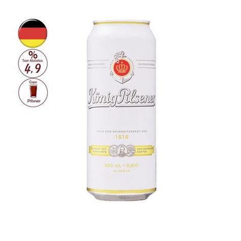 Cerveja Konig Alem Ml Pilsener Lata Cerveja Magazine Luiza